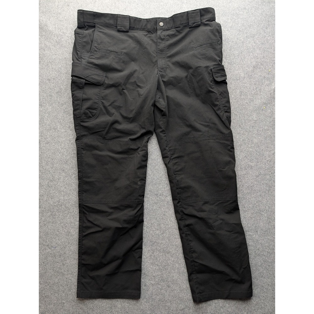 5.11 Tactical. Stryke Cargo Pants. Mens. 44x34. Black Ripstop Work Trousers.